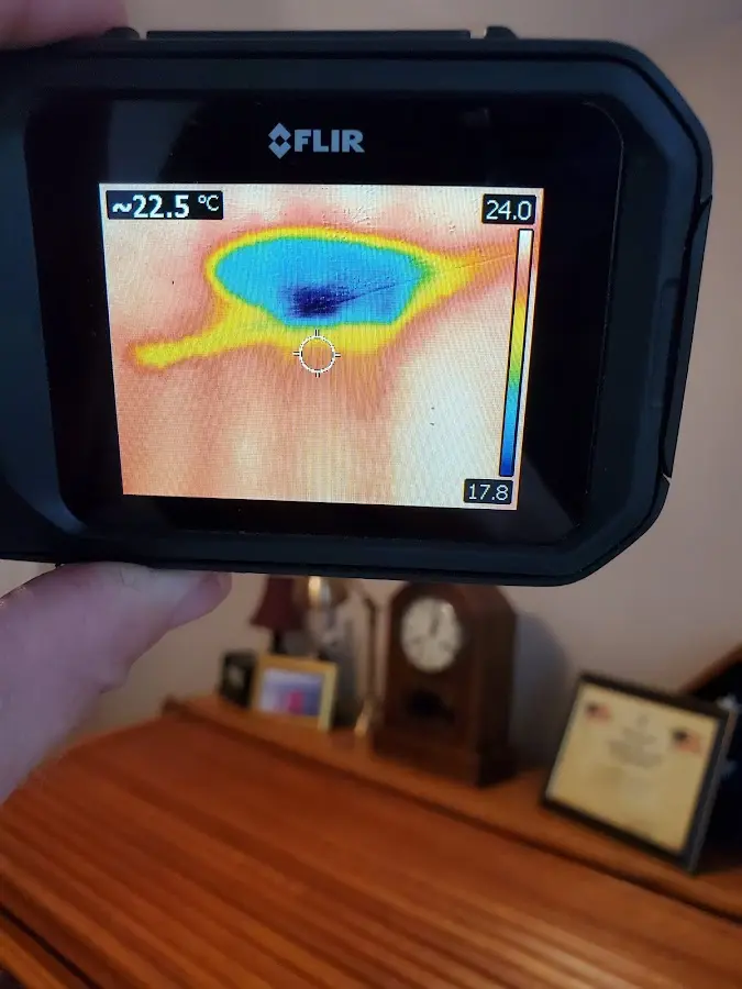 Thermal imaging inspection for water damage in Merriam